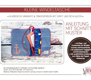 Ebook - Kleine Windeltasche + Gratis Wickelunterlage